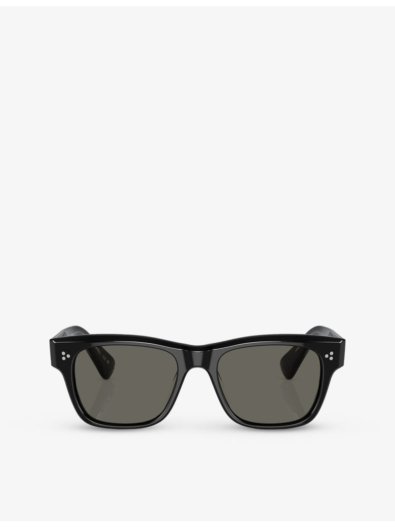 Oliver Peoples OV5524SU Birell Sun pillow-frame acetate sunglasses - imported from the UK