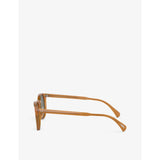 Oliver Peoples Finley rectangular-frame acetate sunglasses, imported from the UK