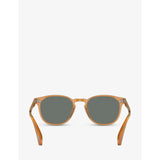 Oliver Peoples Finley rectangular-frame acetate sunglasses, imported from the UK