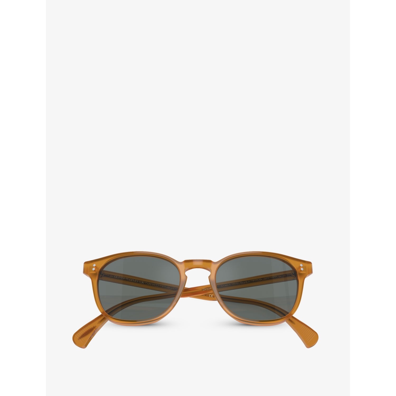 Oliver Peoples Finley rectangular-frame acetate sunglasses, imported from the UK