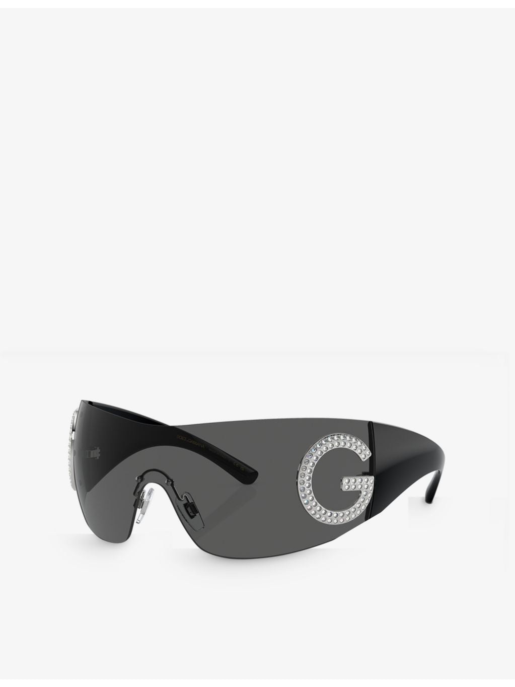 Dolce & Gabbana DG2298B oval-frame acetate sunglasses, imported from the UK