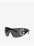 Dolce & Gabbana DG2298B oval-frame acetate sunglasses, imported from the UK