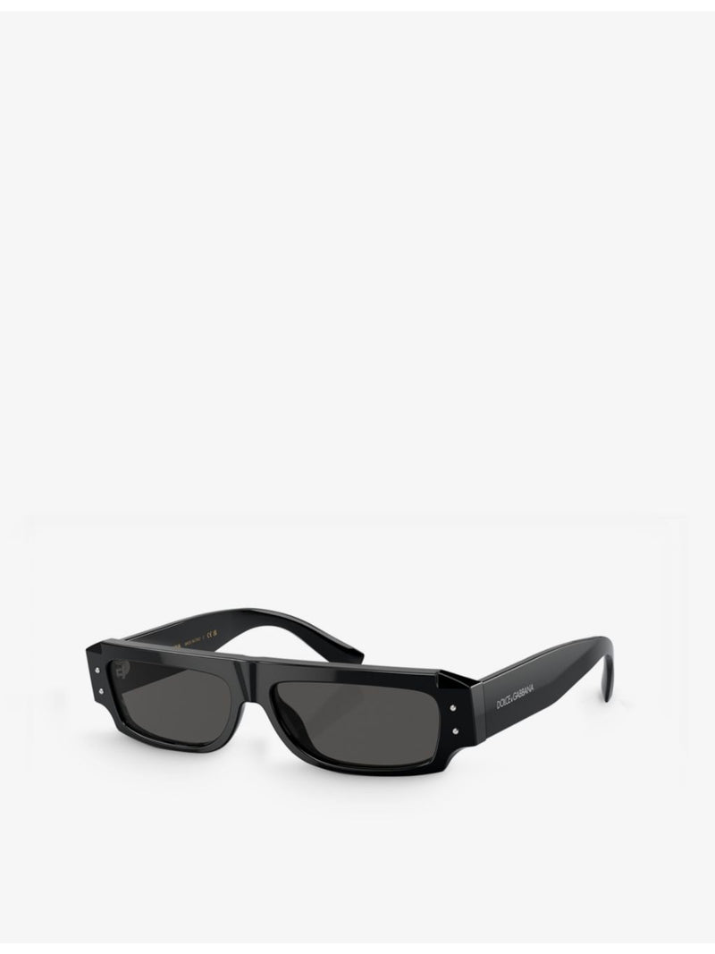 Dolce & Gabbana DG4458 rectangle acetate sunglasses, imported from the UK