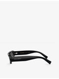 Dolce & Gabbana DG4458 rectangle acetate sunglasses, imported from the UK