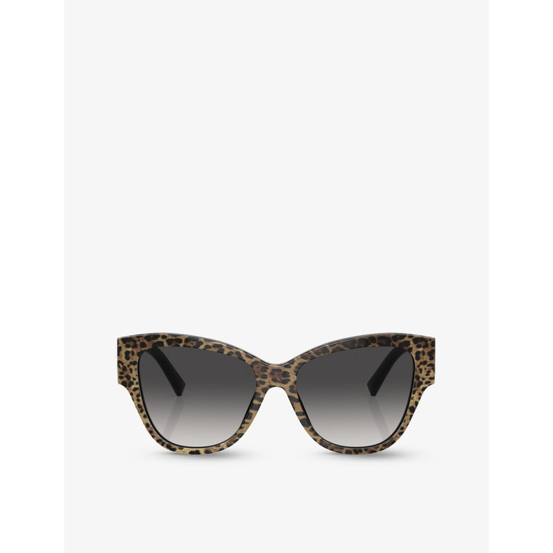 Dolce & Gabbana DG4449 butterfly-frame acetate sunglasses - British product