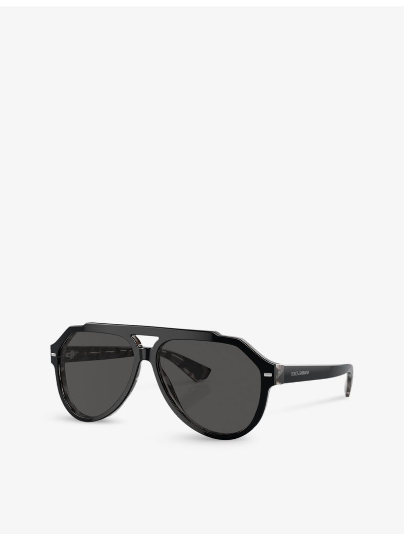 Dolce & Gabbana aviator sunglasses DG4452 acetate, UK version