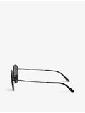 Giorgio Armani AR6150 round metal sunglasses, UK version