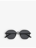 Giorgio Armani AR6150 round metal sunglasses, UK version