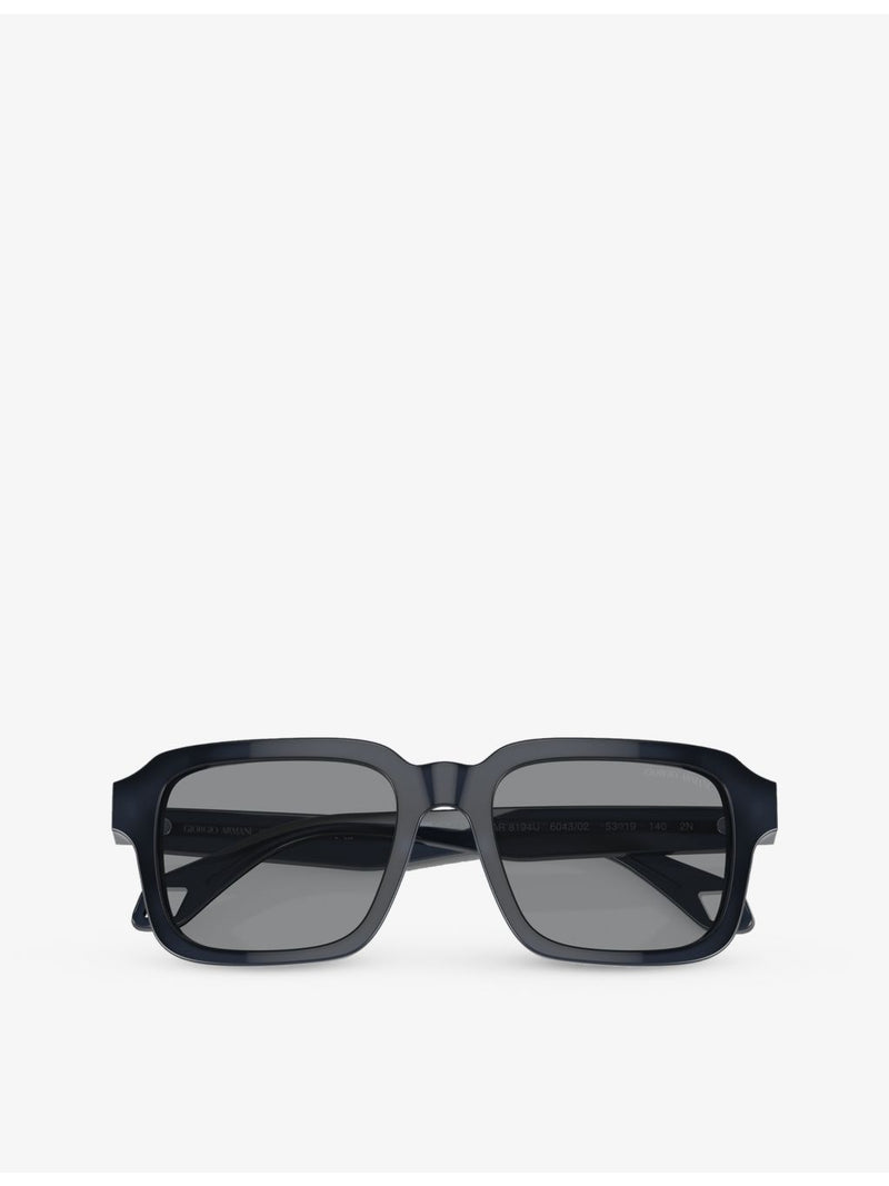 Giorgio Armani acetate rectangular sunglasses, imported from the UK