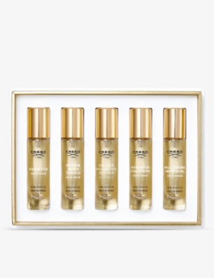 Creed For Him gift set with five mini eau de parfums, UK version