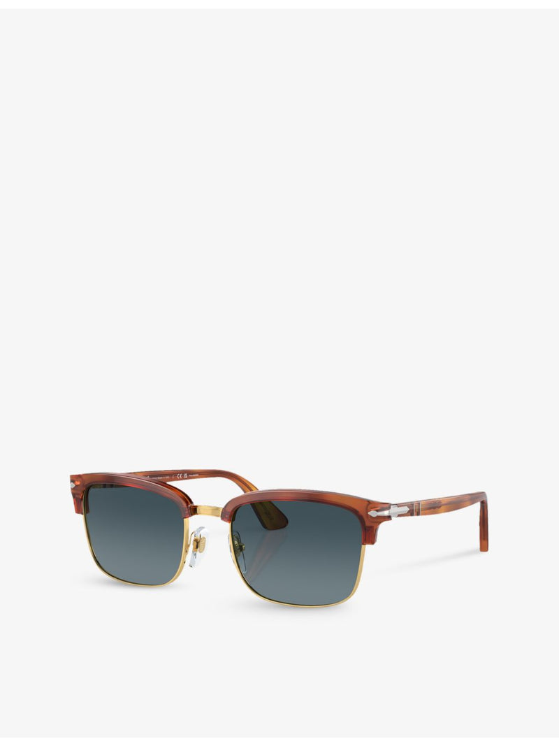 Persol PO3327S rectangle acetate sunglasses, UK version
