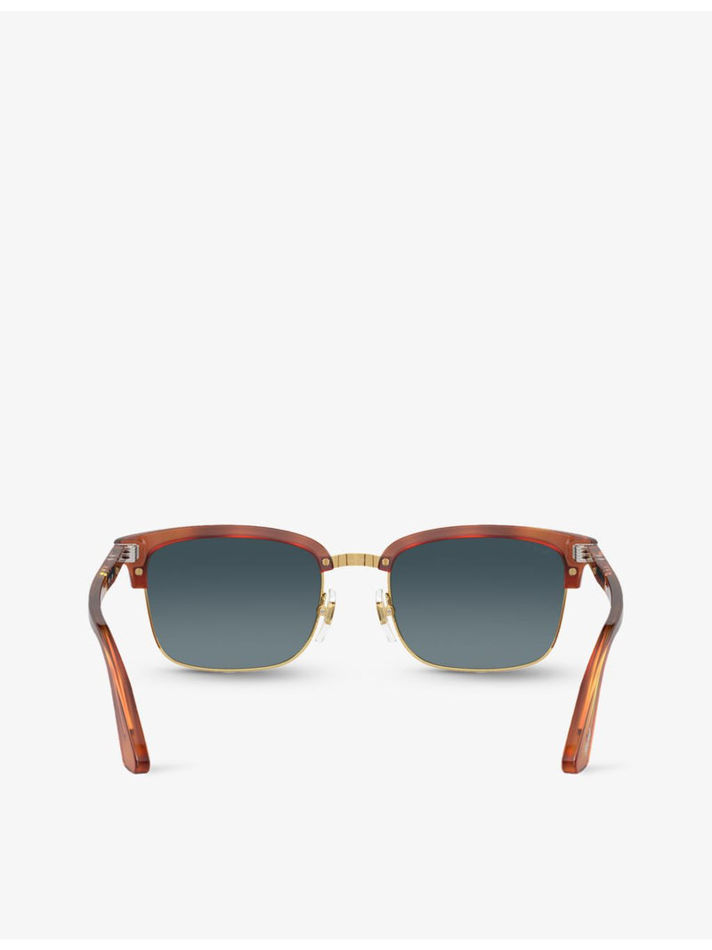 Persol PO3327S rectangle acetate sunglasses, UK version