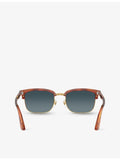 Persol PO3327S rectangle acetate sunglasses, UK version