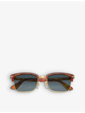 Persol PO3327S rectangle acetate sunglasses, UK version