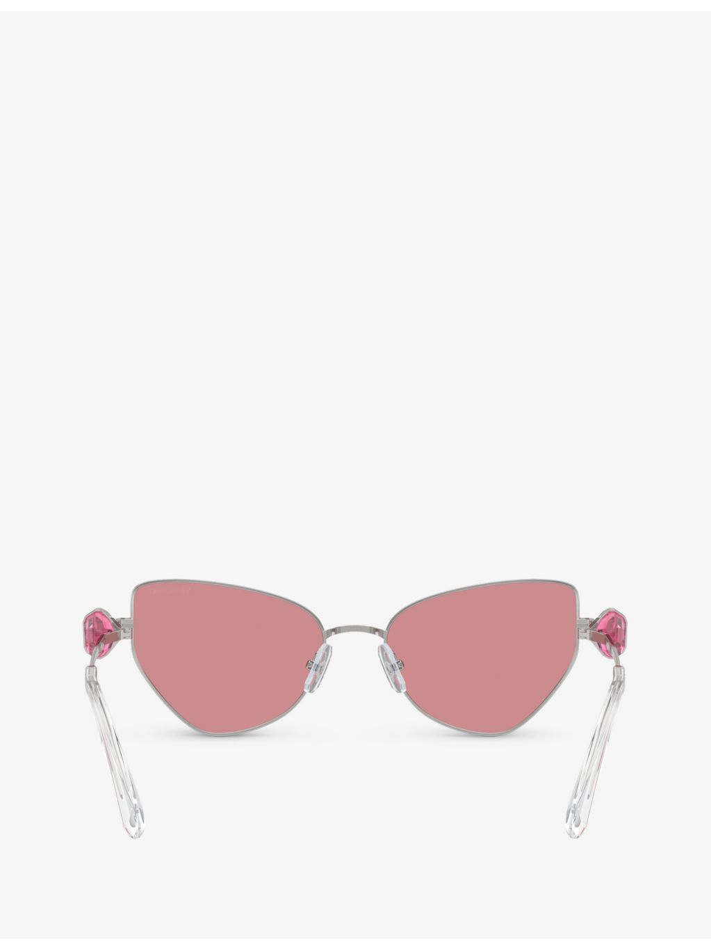 Swarovski SK7003 irregular-frame metal sunglasses, UK version