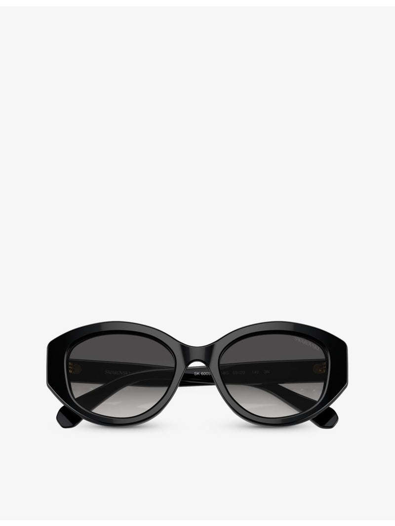 Swarovski SK6005 irregular acetate sunglasses 53mm - British product