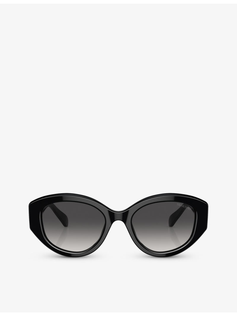 Swarovski SK6005 irregular acetate sunglasses 53mm - British product