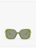 Swarovski SK6011 square-frame acetate sunglasses, UK version