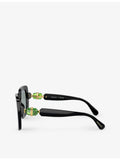 Swarovski sunglasses SK6001 square-frame acetate, UK version