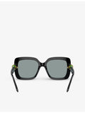 Swarovski sunglasses SK6001 square-frame acetate, UK version