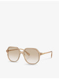 Swarovski SK6003 irregular-frame gem-embellished sunglasses - British product