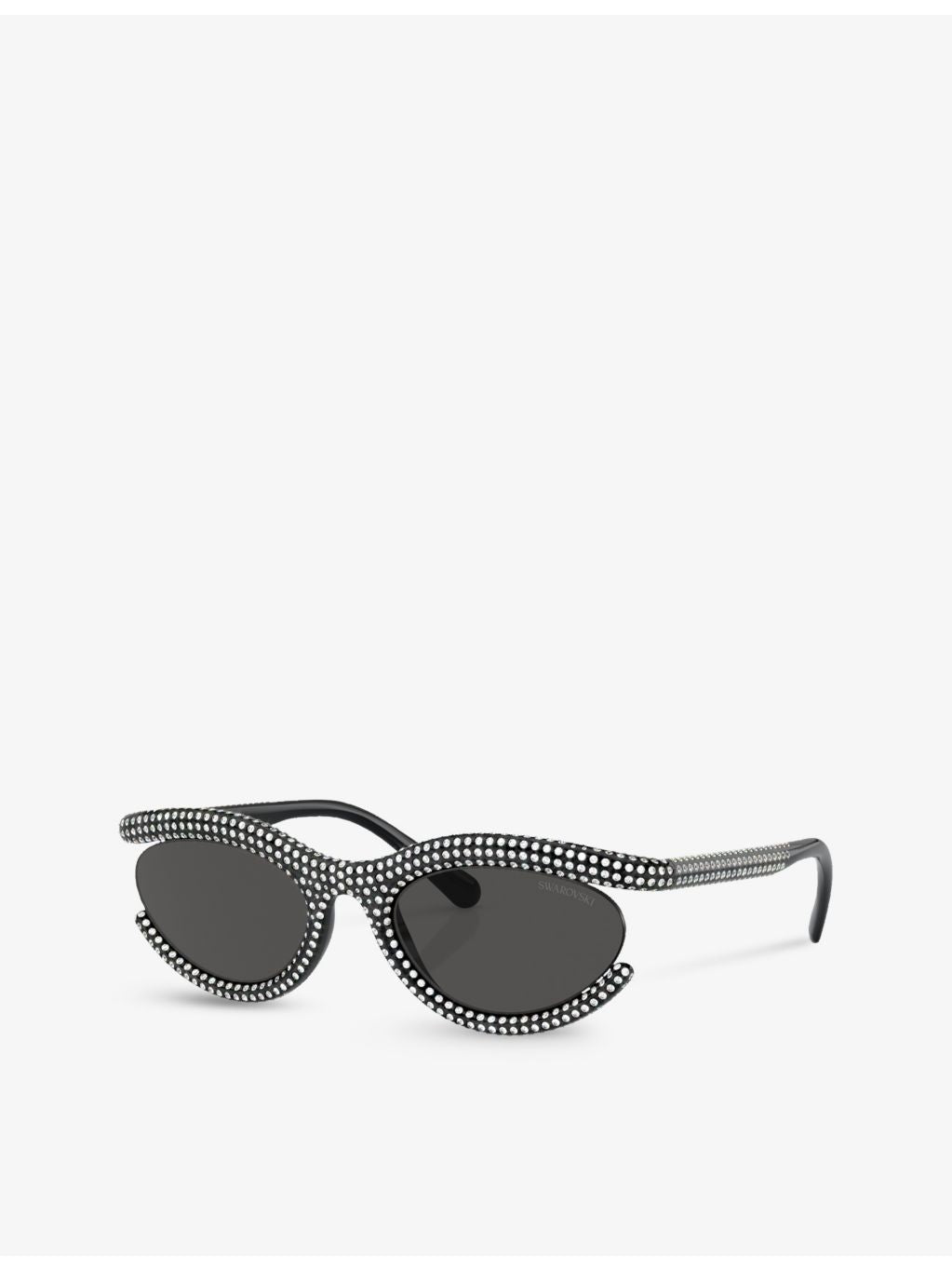 Swarovski crystal-embellished oval sunglasses SK6006 (British brand)