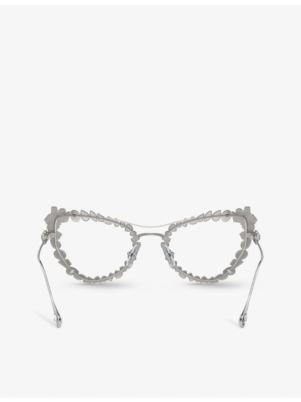 Swarovski SK7011 cat-eye gem-embellished metal optical glasses - British product
