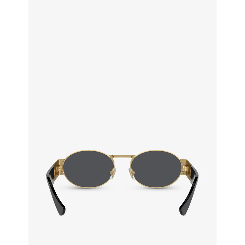 Versace oval-frame metal sunglasses VE2264 - British product