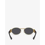 Versace oval-frame metal sunglasses VE2264 - British product