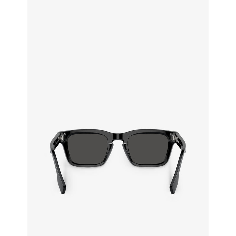 Burberry BE4403 rectangle-frame acetate sunglasses, imported from the UK
