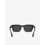 Burberry BE4403 rectangle-frame acetate sunglasses, imported from the UK