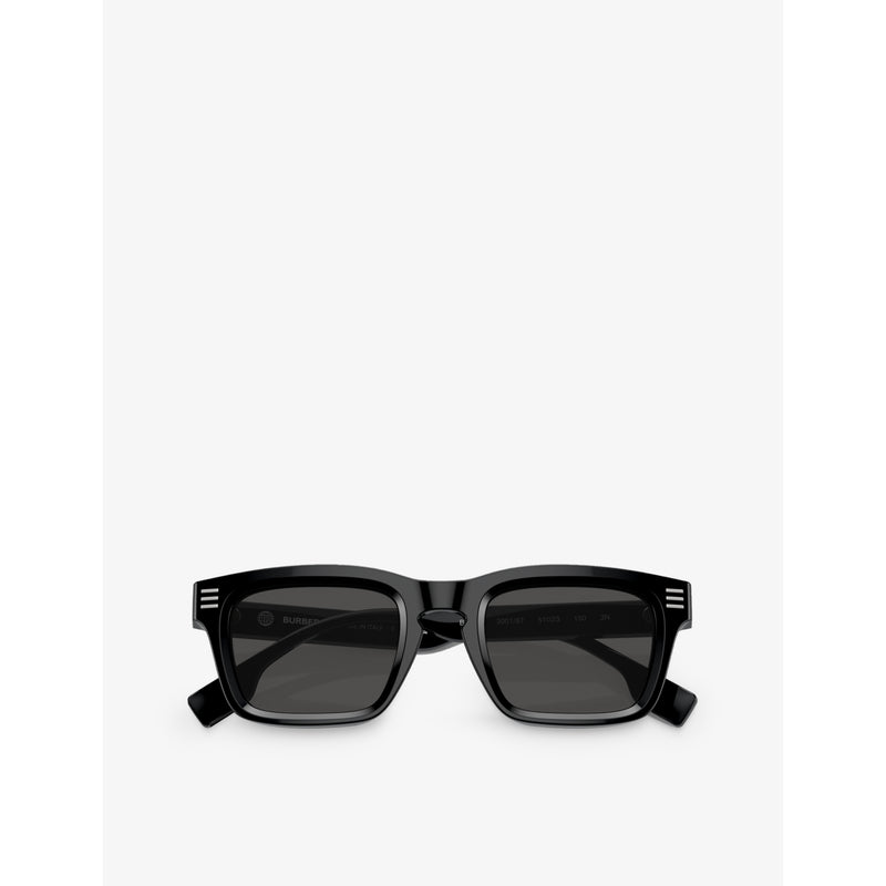 Burberry BE4403 rectangle-frame acetate sunglasses, imported from the UK