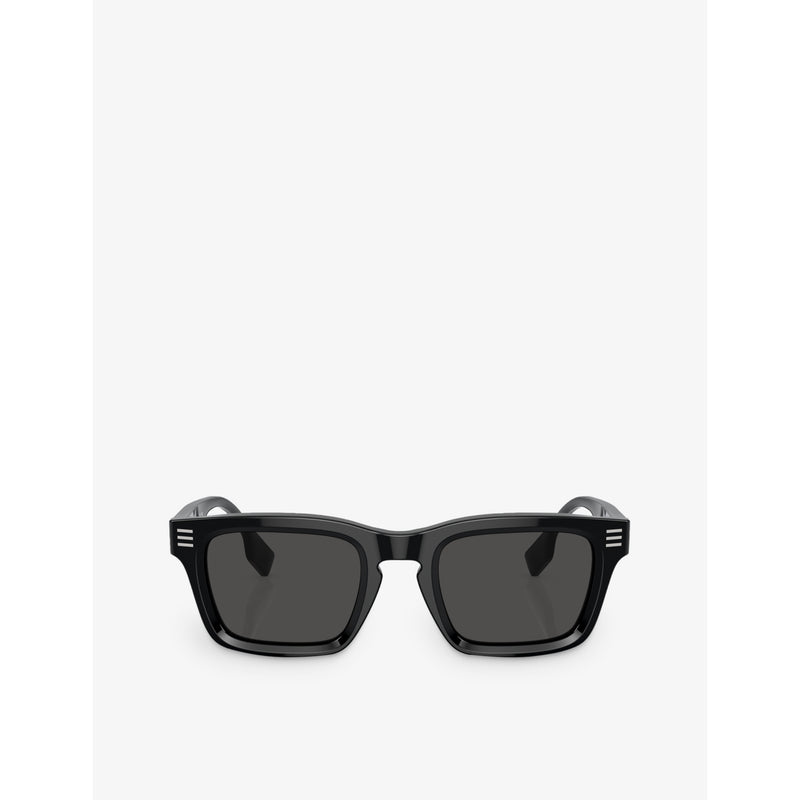 Burberry BE4403 rectangle-frame acetate sunglasses, imported from the UK