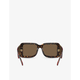 Burberry BE4406U square acetate sunglasses, imported from the UK