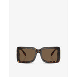 Burberry BE4406U square acetate sunglasses, imported from the UK