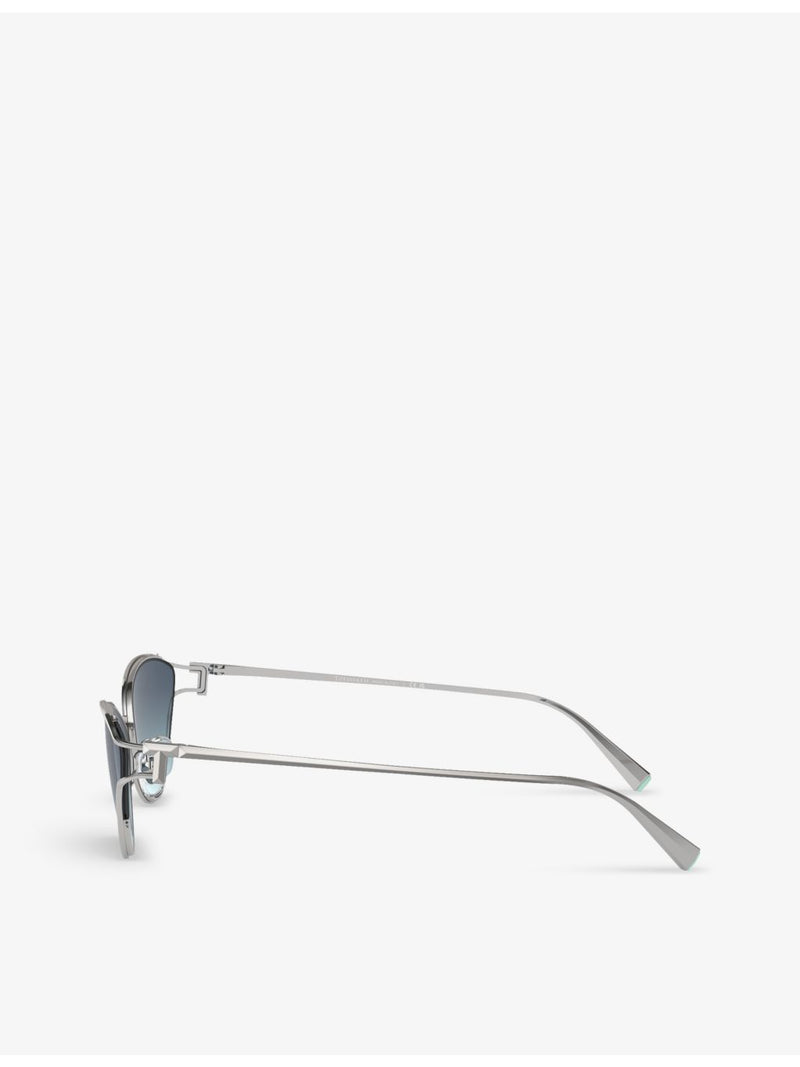 Tiffany & Co. cat-eye metal sunglasses TF3095, UK version