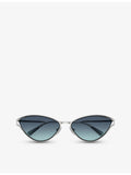 Tiffany & Co. cat-eye metal sunglasses TF3095, UK version