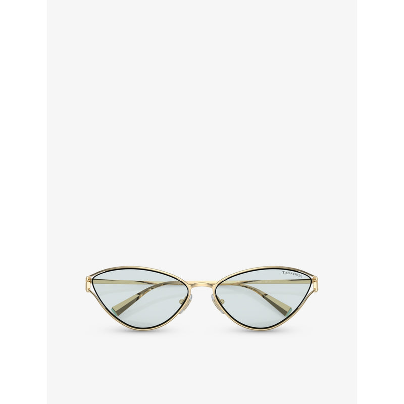 Tiffany & Co. TF3095 cat-eye metal sunglasses, UK version