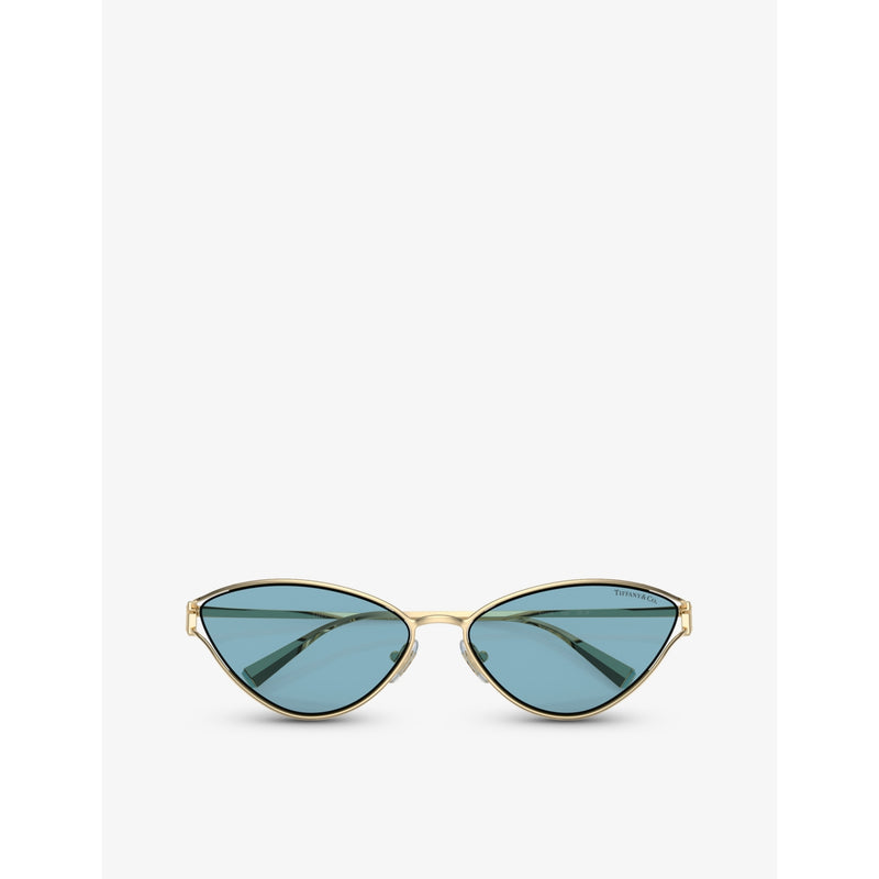 Tiffany & Co. TF3095 cat-eye metal sunglasses, UK version