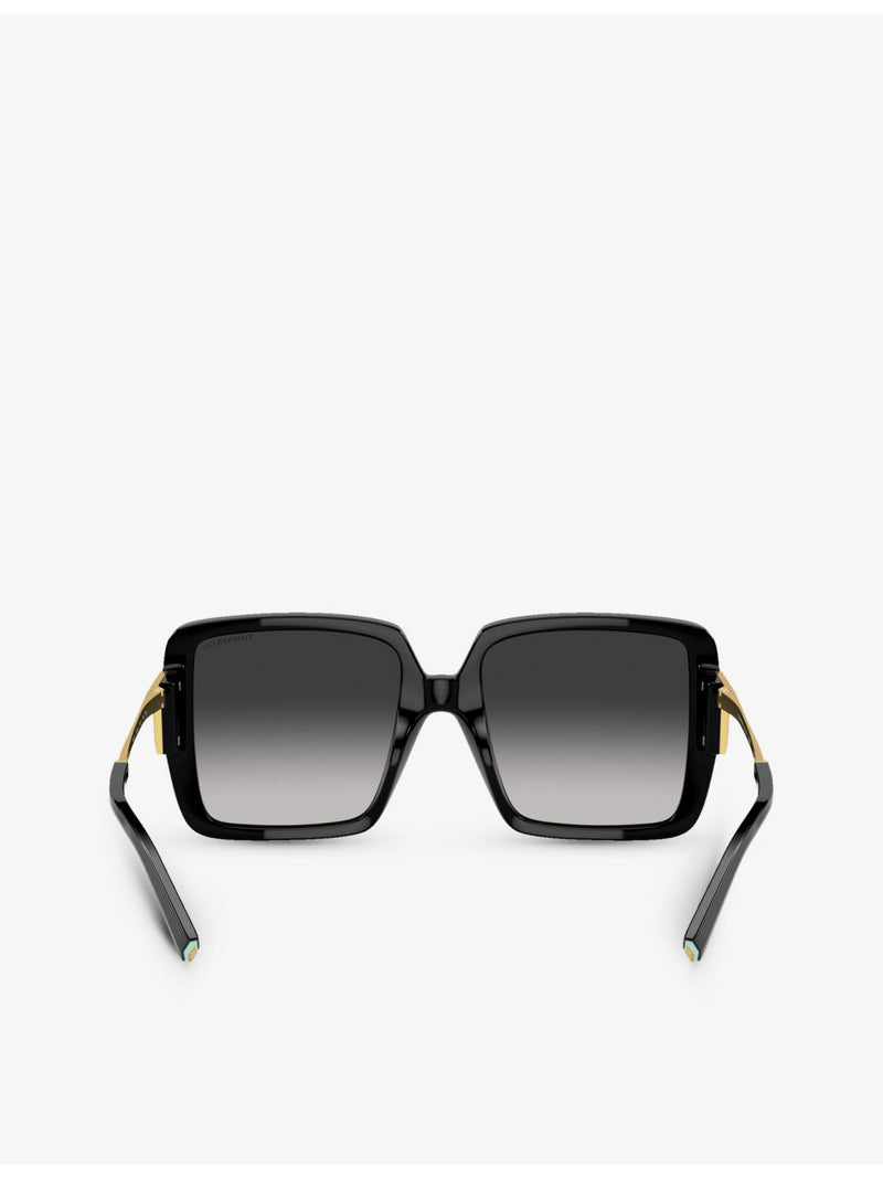 Tiffany & Co. square-frame sunglasses TF4212U with gold-tone hardware (British brand)