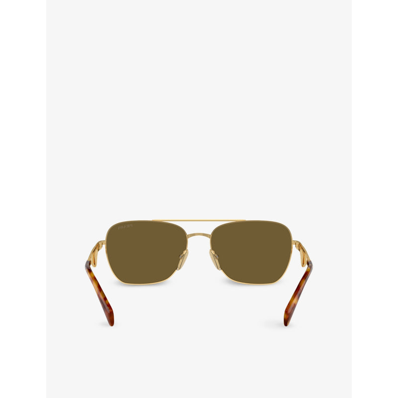 Prada PR A50S aviator metal sunglasses - British product
