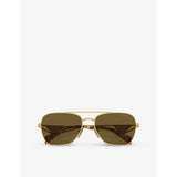 Prada PR A50S aviator metal sunglasses - British product