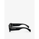 Prada acetate pillow-frame sunglasses PR A07S, UK version