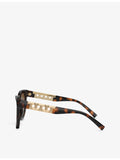 Tiffany & Co. TF4215 tortoiseshell cat-eye acetate sunglasses, imported from the UK