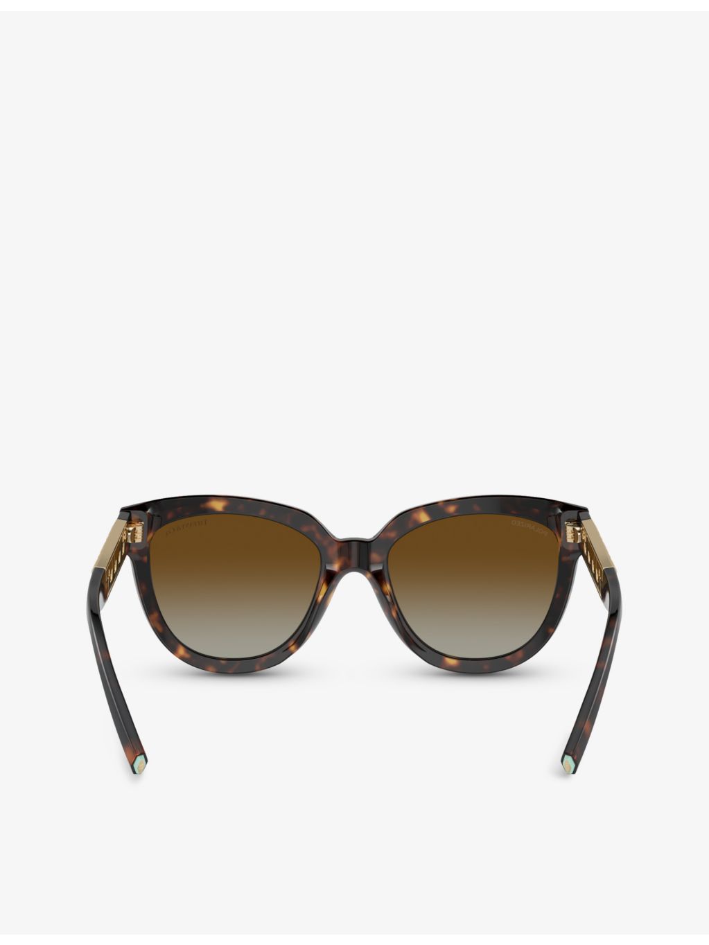 Tiffany & Co. TF4215 tortoiseshell cat-eye acetate sunglasses, imported from the UK