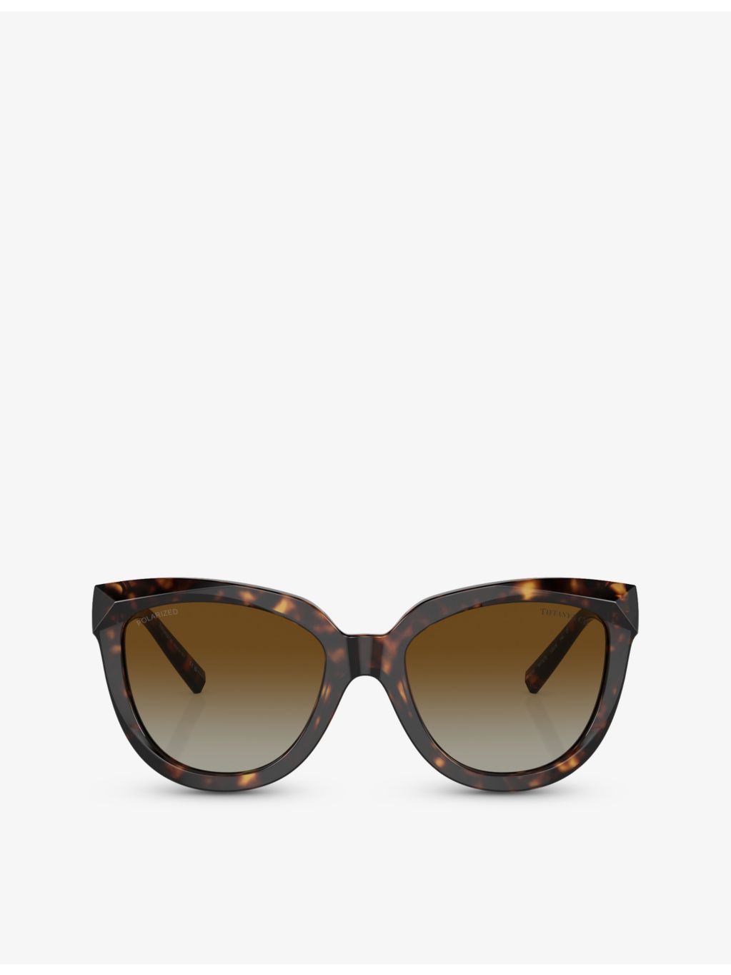 Tiffany & Co. TF4215 tortoiseshell cat-eye acetate sunglasses, imported from the UK