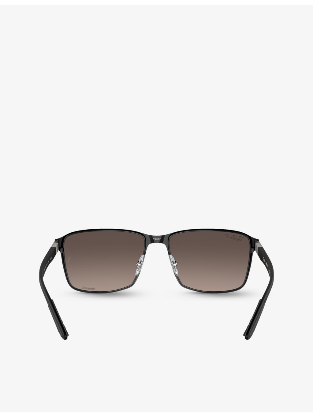 Ray-Ban Chromance square-frame metal sunglasses, imported from the UK
