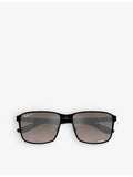 Ray-Ban Chromance square-frame metal sunglasses, imported from the UK
