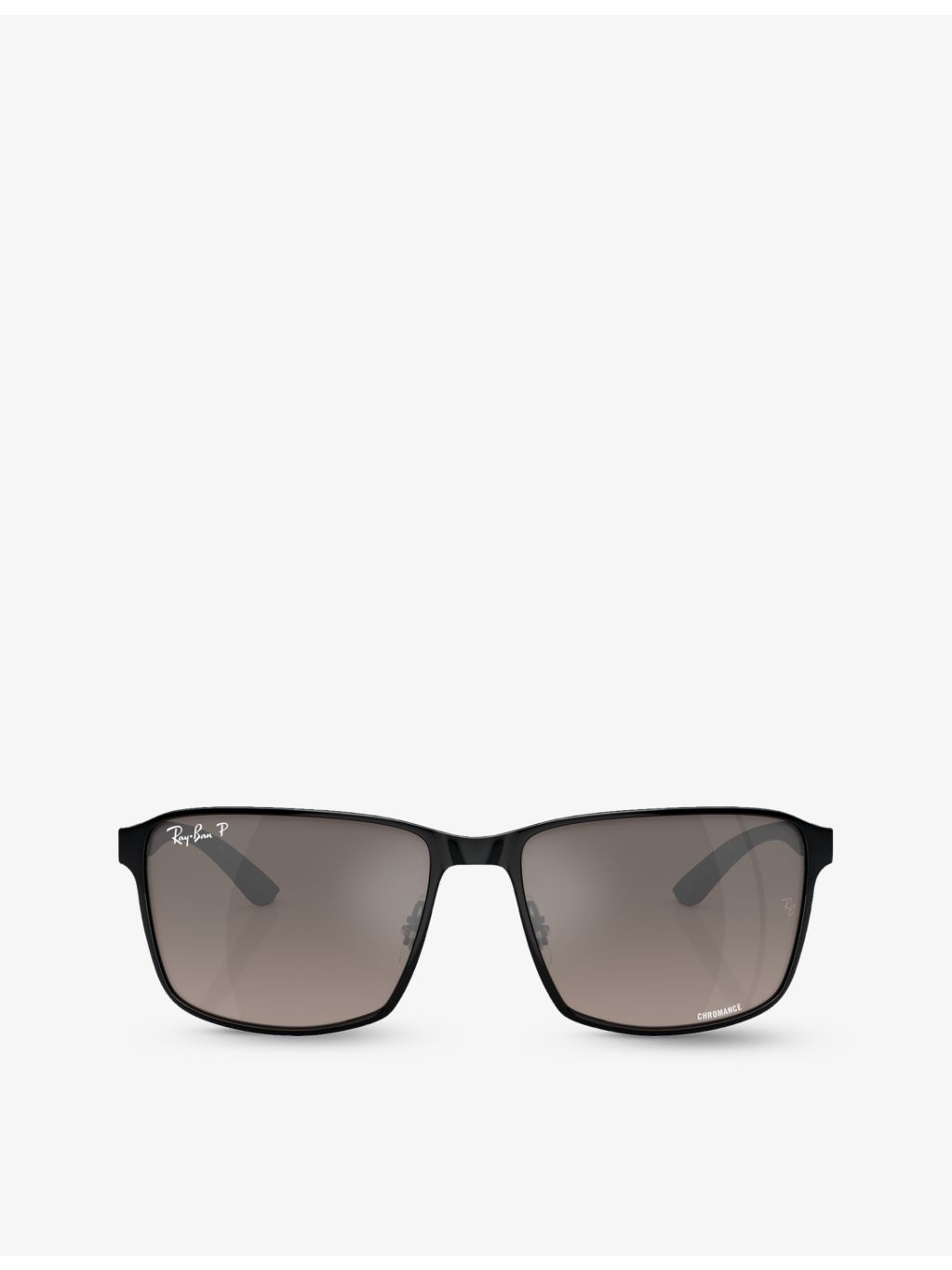 Ray-Ban Chromance square-frame metal sunglasses, imported from the UK