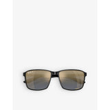 Ray-Ban Chromance square metal sunglasses with tinted lenses, imported from the UK
